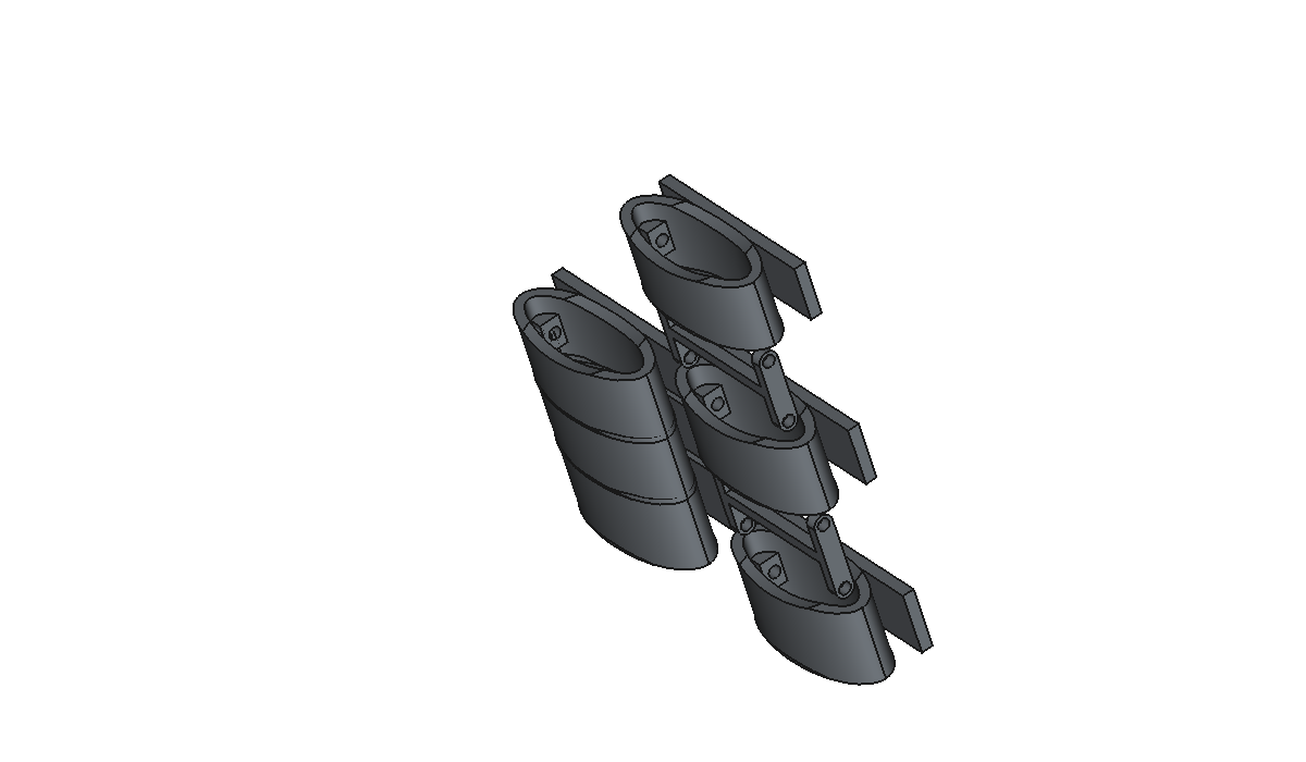 Articulating vertebrae segments